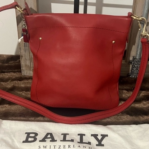 Bally Handbags - BALLY Made IN Switzerland leather shoulder crossbody bag